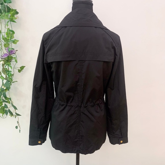 Cole Haan Travel Black Raincoat Coat Size XS - Picture 3 of 14